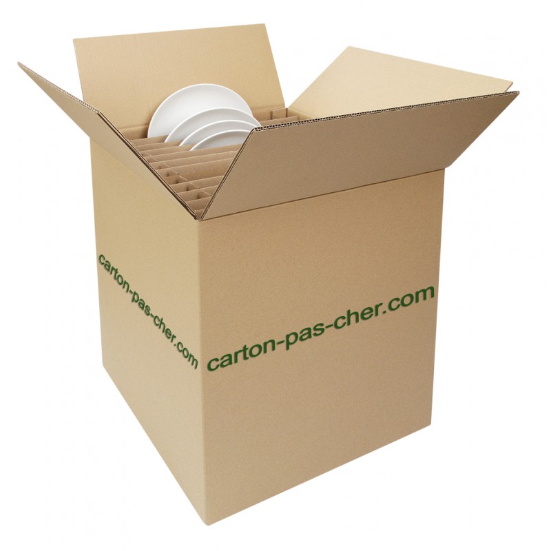 Pack'n Post Gpv Boite de 10 cartons déménagement 63x34 - prix pas cher chez  iOBURO- prix pas cher chez iOBURO